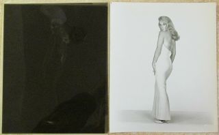Ann Margret - Early,  Large 8 " X 10 " Photo Negative And 8 " X 10 " Photo