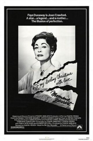 Mommie Dearest Folded 27x41 Movie Poster 1981 Faye Dunaway
