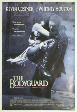 The Bodyguard 1992 Double Sided Movie Poster 27 " X 40 "