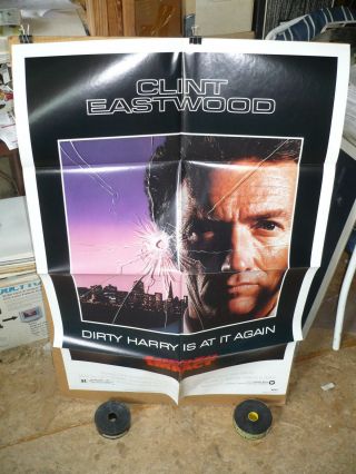 Sudden Impact,  Nr Orig 1 - Sht / Movie Poster [clint Eastwood / Dirty Harry]