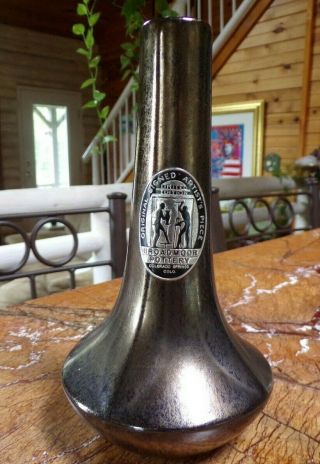 Broadmoor Pottery Gunmetal Black Vase Paul H Genter