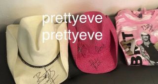 Bret Michaels Signed Hats Shirt Vip Concert Photos Poison