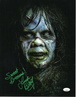 Linda Blair The Exorcist Regan Autograph 11x14 Photo Signed Jsa