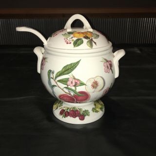 Portmeirion Pomona Soup Tureen With Lid And Ladle
