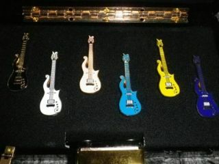 Prince / Cloud Guitar Lapel Pins 6 Color Set