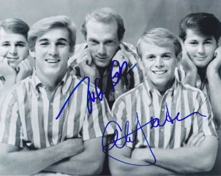 Al Jardine & Mike Love Signed Autographed 8x10 Photo The Beach Boys E