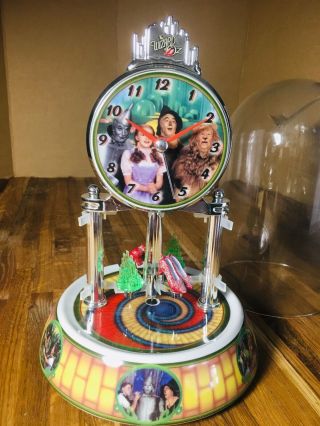The Wizard Of Oz Anniversary Clock,  Rotates,  Quartz Movement,  9 " Tall