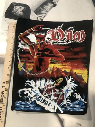 Vintage Dio Back Patch Sabbath Large
