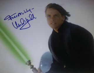 This Is A Mark Hamill Luke Skywalker Star Wars 11 X 14 Signed Autograph