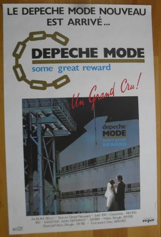 Depeche Mode French Promo Poster 