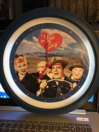 Vintage Rare " I Love Lucy 13 " Talking Wall Clock