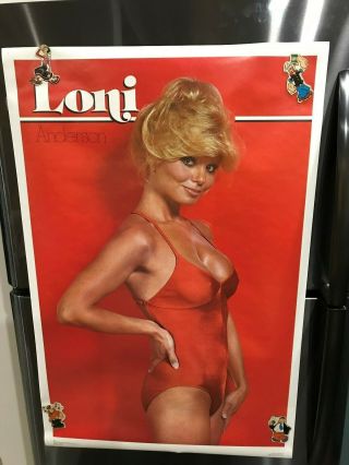 Loni Anderson 1978 Poster,  23 " X 35 " Dargis Associates,