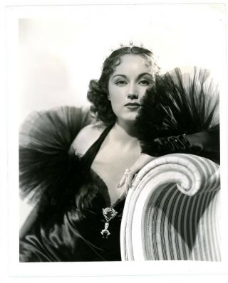 Fay Wray Gorgeous Vintage 1938 Gelatin Silver Photograph Once A Hero