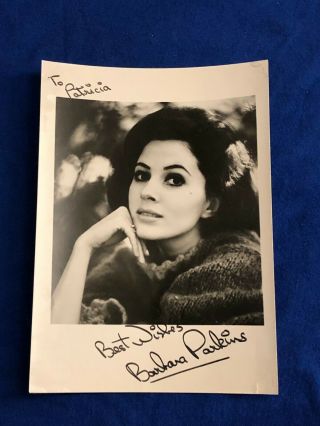 Barbara Parkins,  Valley Of The Dolls,  Peyton Place 1965 Autographed Photo