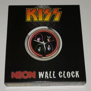 Kiss Band 1978 Solo Albums Neon Wall Clock 2008 Spencers Gene Ace Peter Paul