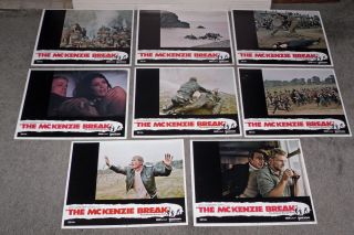 The Mckenzie Break Lobby Card Set Movie Poster Brian Keith/helmut Griem