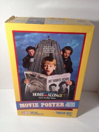 Home Alone 2 Vintage Movie Poster Puzzle 1992