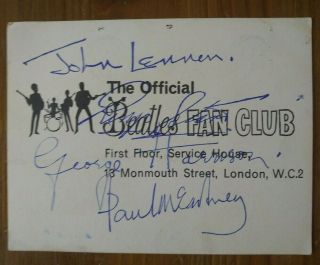 The Beatles - 1964 Uk Fan Club 