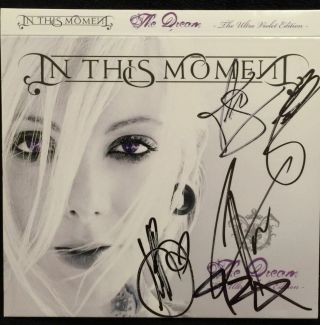In This Moment Signed Cd The Dream Ultra Violet Edition Autograph Maria Brink