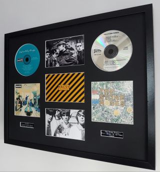 The Stone Roses/oasis Framed Montage - Limited Edt - Ian Brown - Liam Gallagher