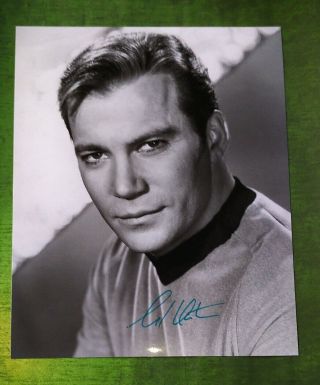 William Shatner Hand Signed Autograph 8x10 Photo Star Trek