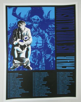 Gwar Use Your Collusion 2019 Tour Toilet Tweets Concert Poster Blue Numbered Ltd