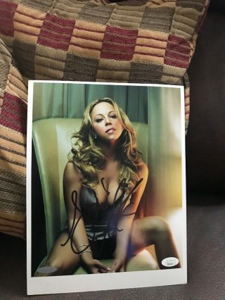 Mariah Carey Signed Color 8x10 Photograph.  Jsa