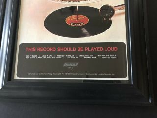 Rolling Stones 1969 11X14.  5” “Let It Bleed” Album Ad In 15X19 Frame 4