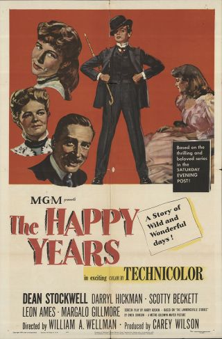 The Happy Years 1950 27x41 Orig Movie Poster Fff - 63829 Leon Ames U.  S.  One Sheet