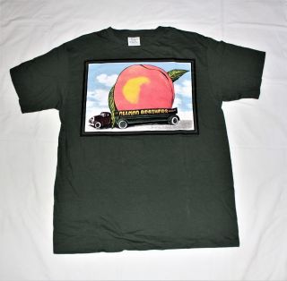The Allman Brothers Band T - Shirt - Eat A Peach (green) - 1995 - Plus Bonus