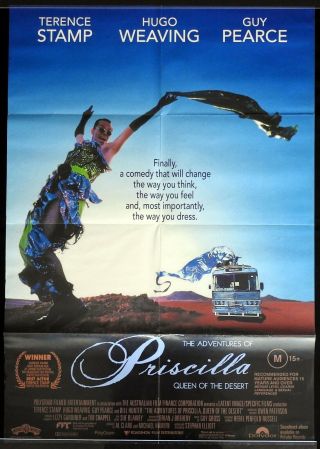 Priscilla Queen Of The Desert One Sheet Movie Poster Hugo Weaving
