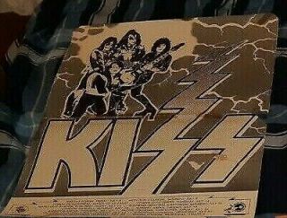 Kiss Original1977 Canadian Tour Poster Ready To Frame