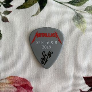 Metallica 2019 San Francisco Symphony S&m2 Custom Guitar Pick - Guitar Logo