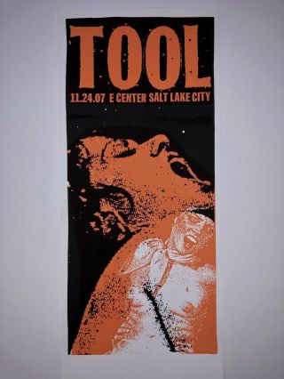 Tool Salt Lake City Utah Print Mafia Concert Poster Print 2007 Band Art
