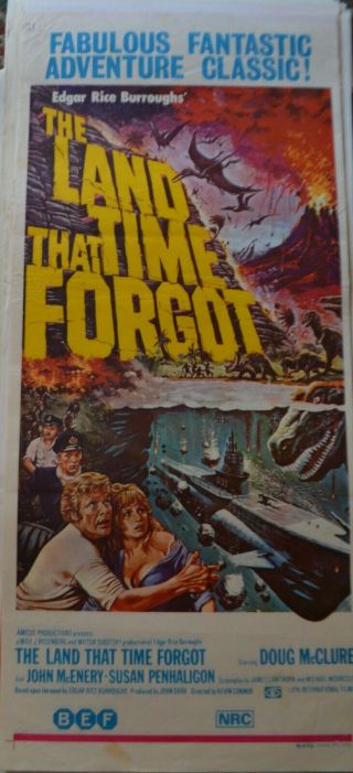 The Land That Time Forgot - Australian Movie Poster Daybill