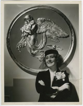 Vintage 1935 Hollywood Regency George Hurrell Norma Shearer Large Photograph