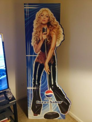 Shakira Pepsi " Goza El Sabor " Life Size Cardboard Standee