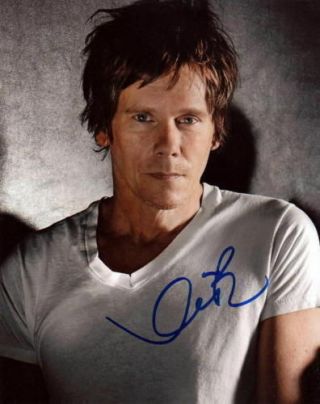 Kevin Bacon.  Charismatic Actor - Signed