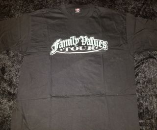 Korn 1998 Family Values Tour (xl) T - Shirt Fred Durst Rammstein Ice Cube Orgy