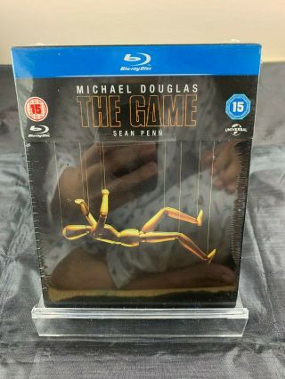 The Game First Edition Blu - Ray Steelbook Zavvi Exclusive Uk Rare,  New/sealed
