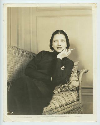 Kay Francis Photo 1937 Publicity Promo Warner Bros Pictures Vintage