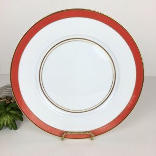 Raynaud Cristobal Plate Dinner Red Coral Gold