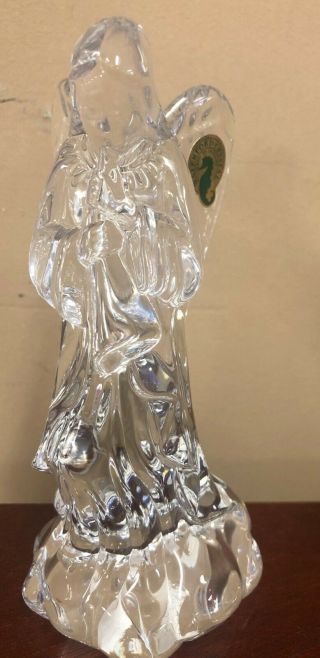 Waterford Crystal Nativity Angel With Horn Or Trumpet Figurine No 4 1994 Ireland