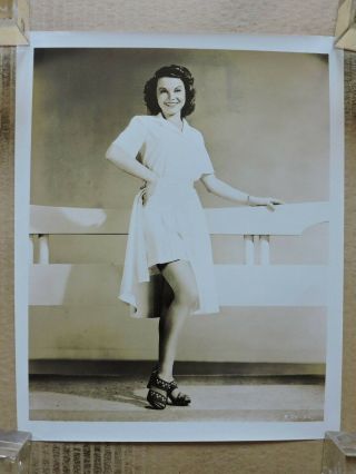 Jane Frazee Leggy Fashion Pinup Portrait Photo 1947 Calendar Girl
