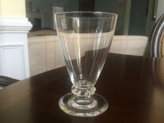 Steuben Water Goblets 5 3/4 " Tall Set Of 6