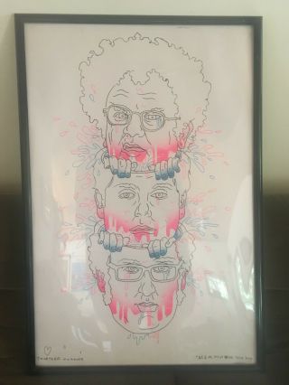 Tim And Eric Tour Poster Awesome Show Dr Steve Brule Adult Swim Rare Collectible