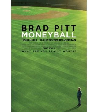 Moneyball Starring Brad Pitt Rolled Mini Movie Poster Rolled