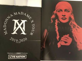 Madonna Madame X Tour Limited Book Program Plus Shopping Bag Rare