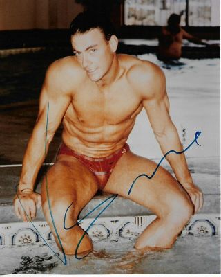 Jean Claude Van Damme Autographed 8 X 10 Signed Photo Todd Mueller