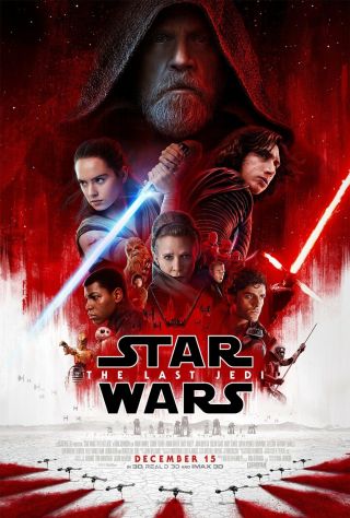 Star Wars The Last Jedi Theatrical Poster 27x40 Authentic